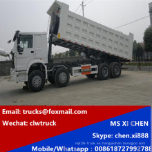 Precio 8 X 4 carro de volquete de HOWO de 40cubic metro Dump Truck